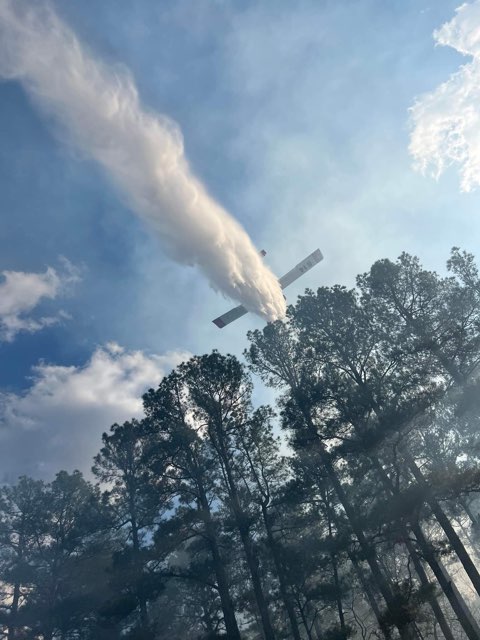 GALLERY: Jan. 31 wildfire on Hwy 8