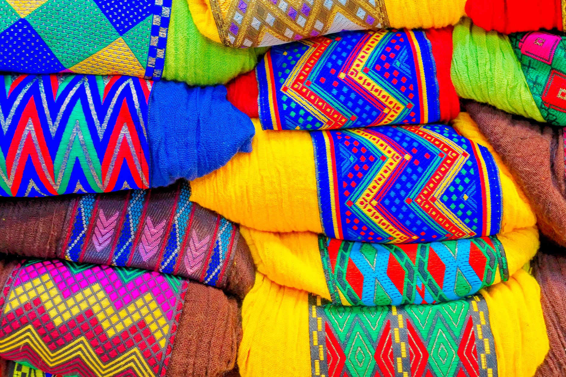 assorted color textile lot