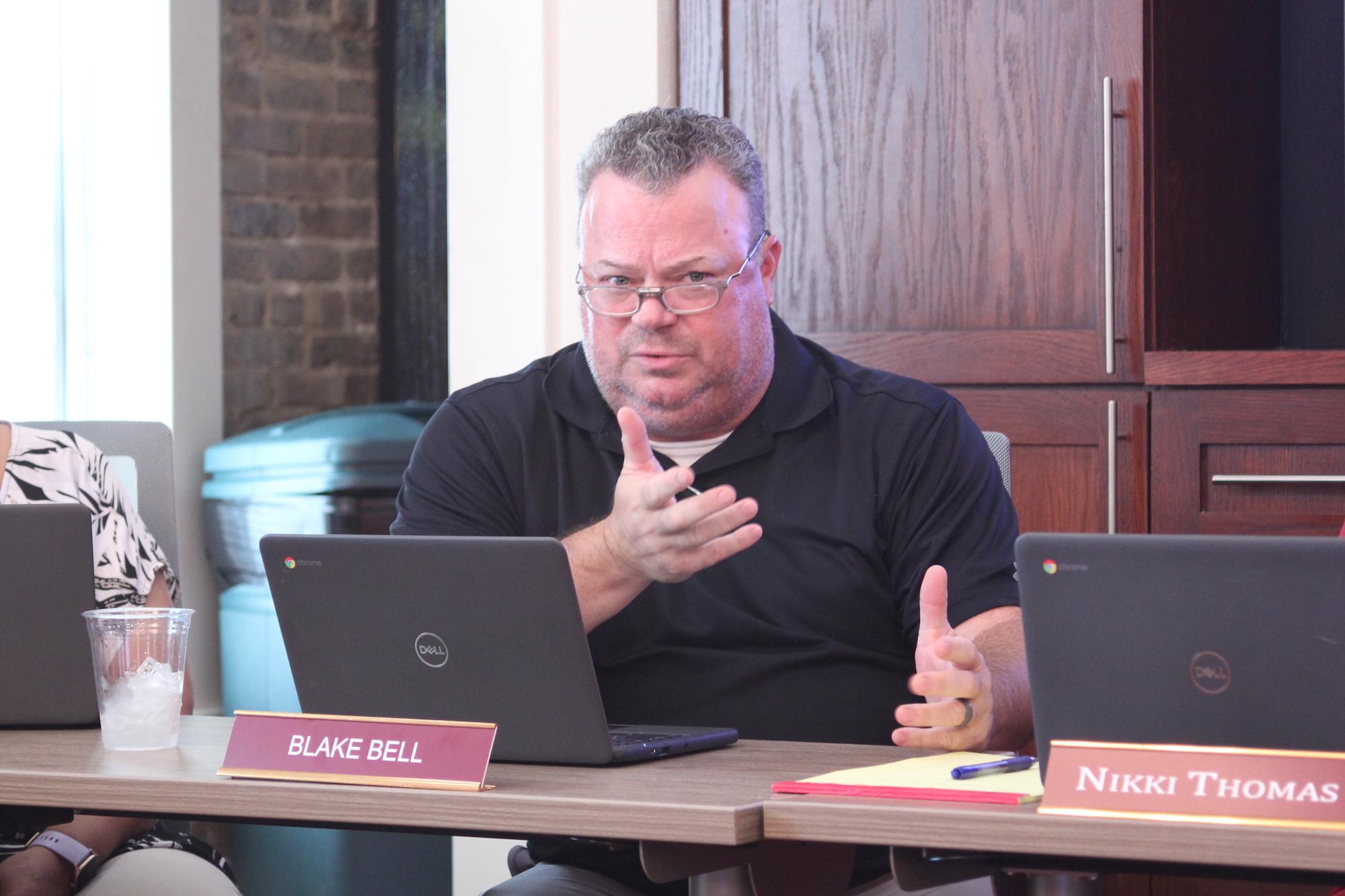 School board reorganizes; Bell new president