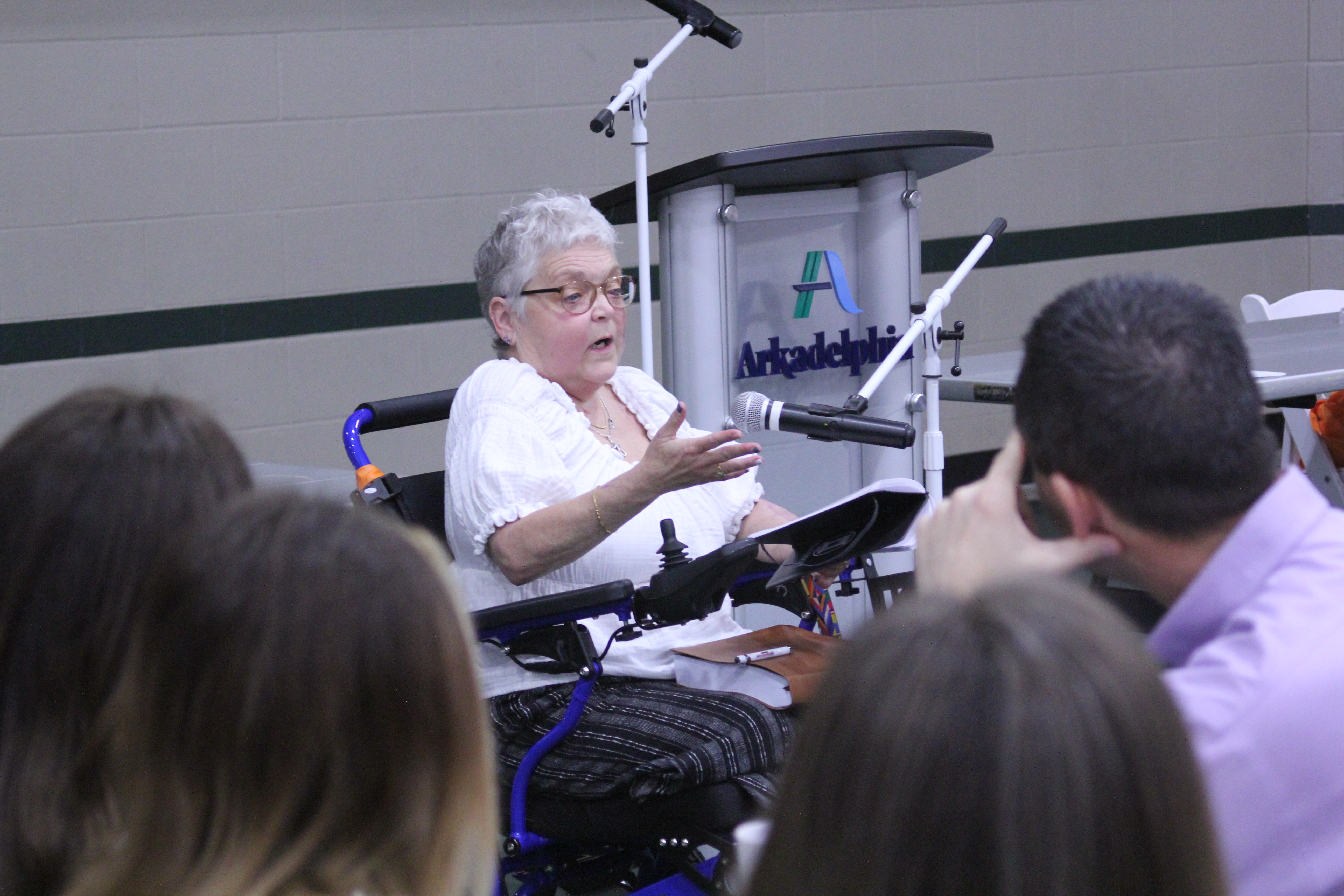 “Because of you, I’m here,” Wyatt tells first responders at appreciation dinner