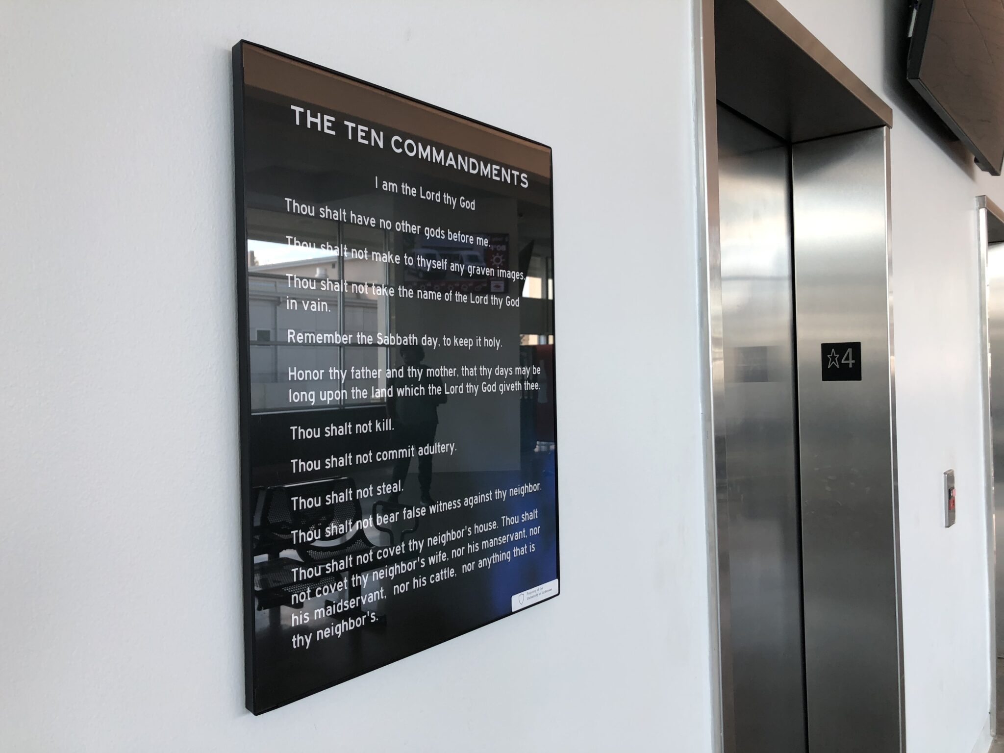 Arkansas Advocate: Ten Commandments posters donated to additional Arkansas universities
