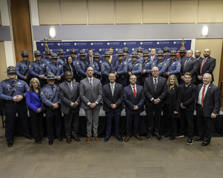 35 Arkansas State Troopers recognized at AG event for service to public safety