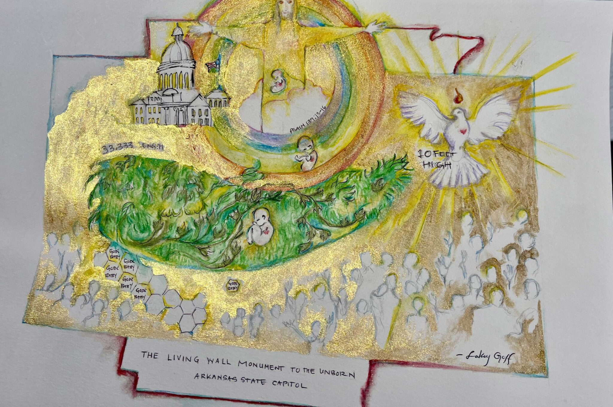 Arkansas Advocate: Artist re-submits proposed ‘monument to the unborn’ design for state Capitol