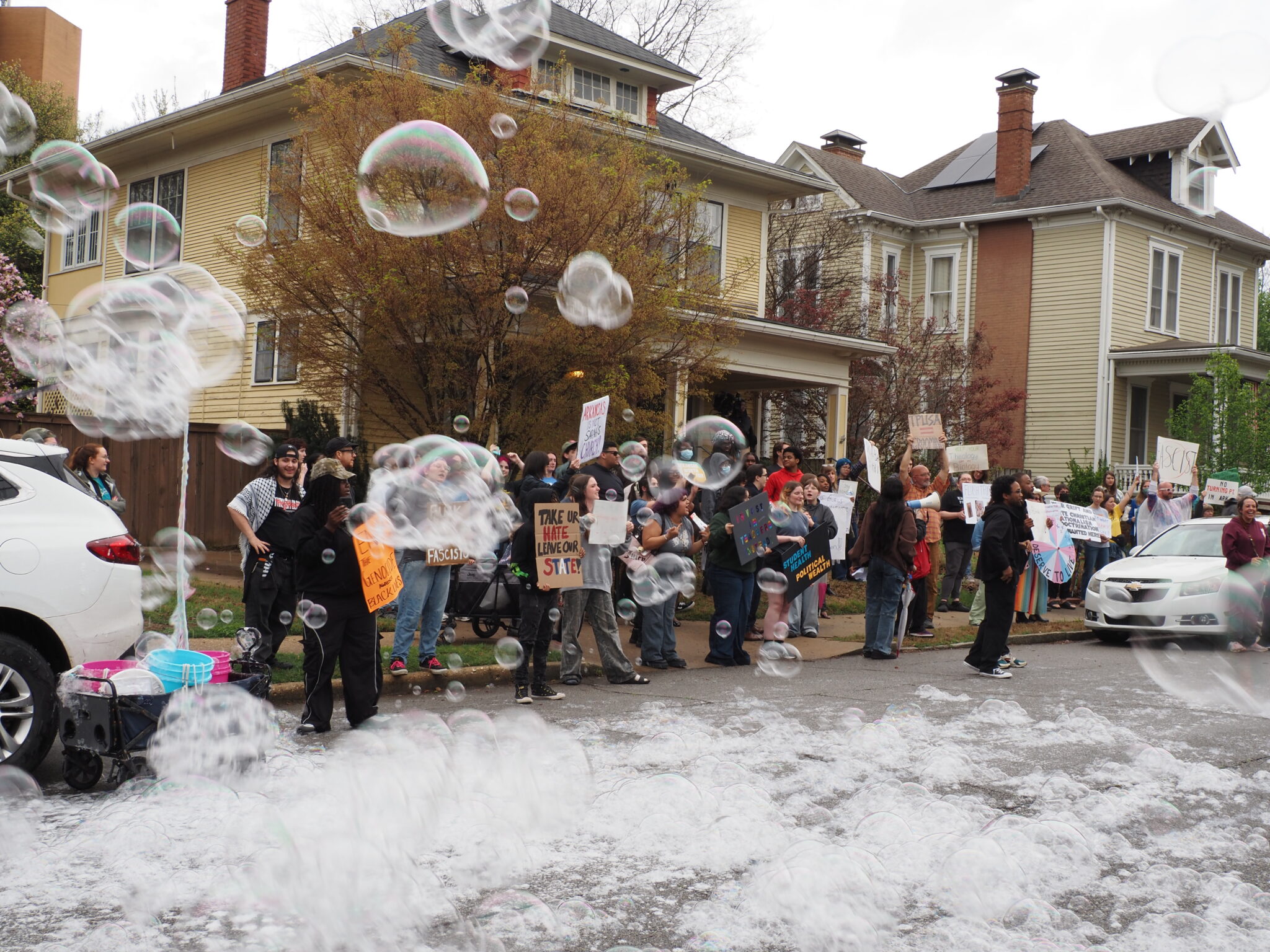 Arkansas Advocate: Protestors arrested outside Governor’s Mansion during protest of Turning Point USA