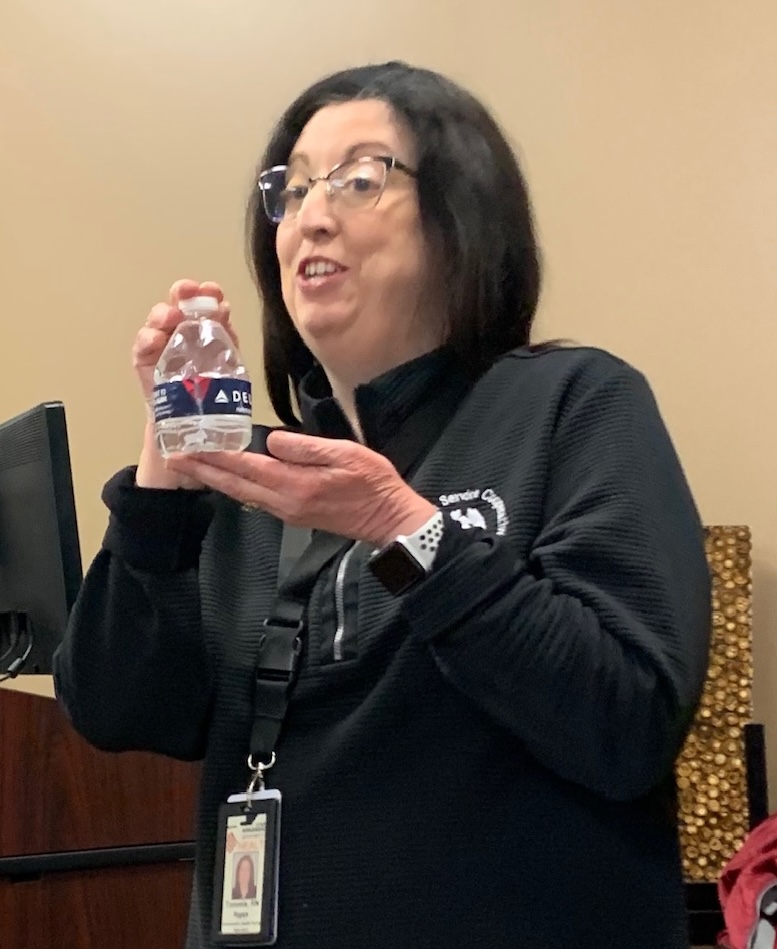 Retired teachers group hears from healthy living expert