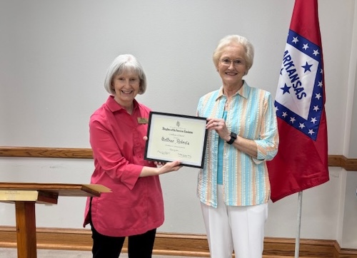 Nellene Roberts recognized for volunteer work in Arkadelphia, Clark County