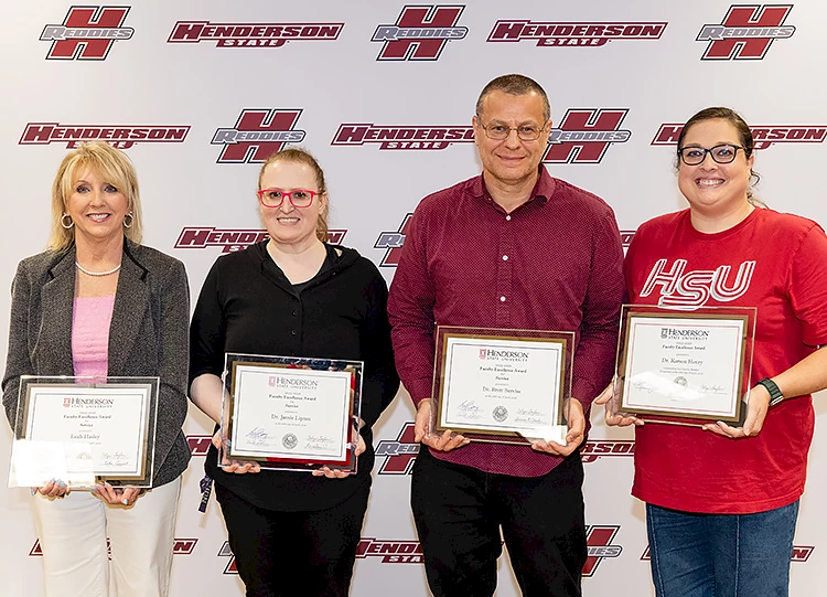 HSU faculty recognized for excellence, years of service