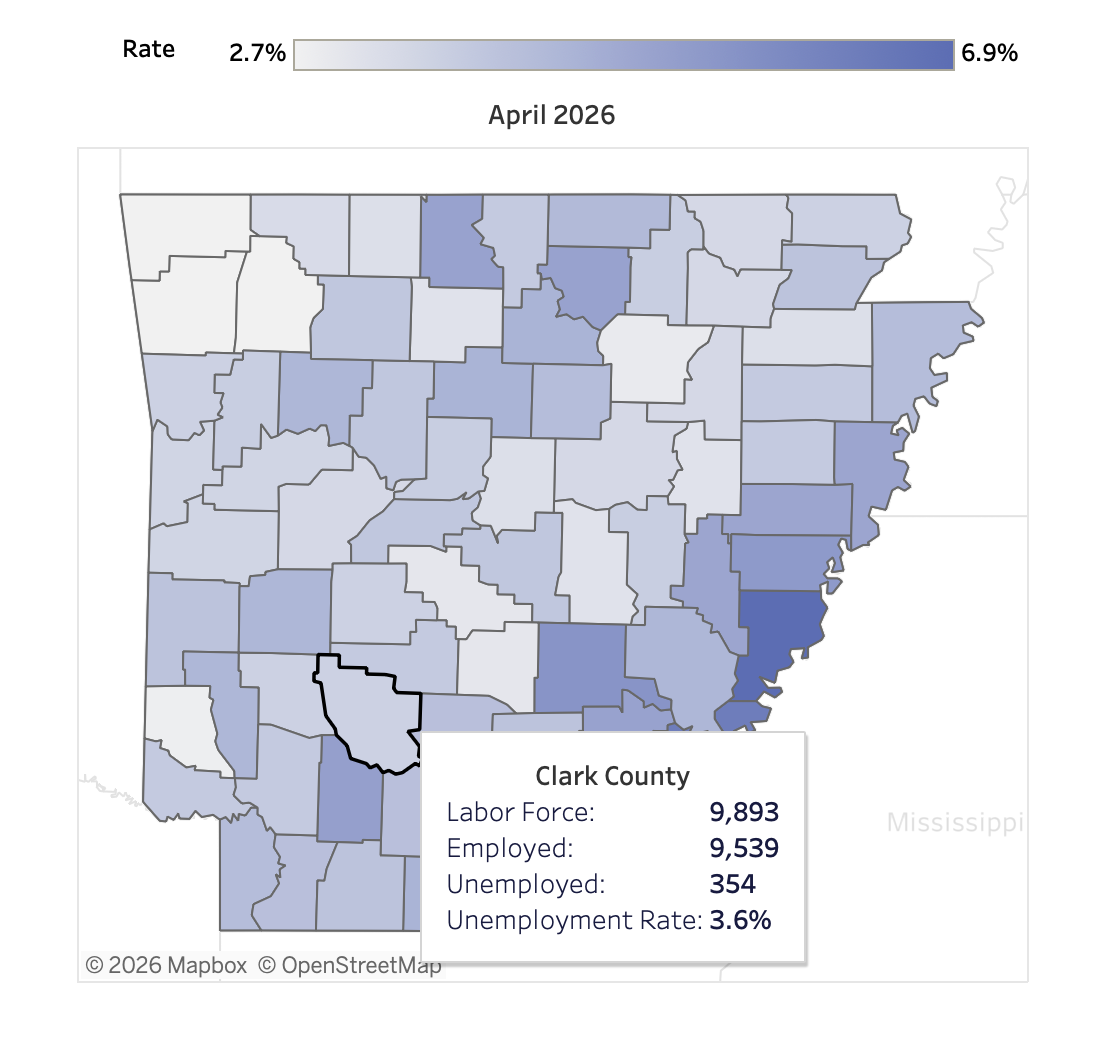 Clark County jobless rate down to 3.6%