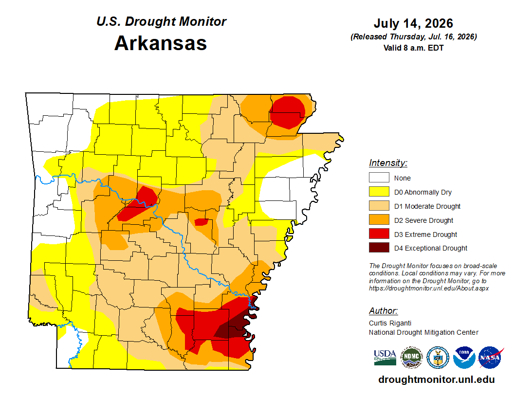 Latest report says Clark County in Moderate Drought
