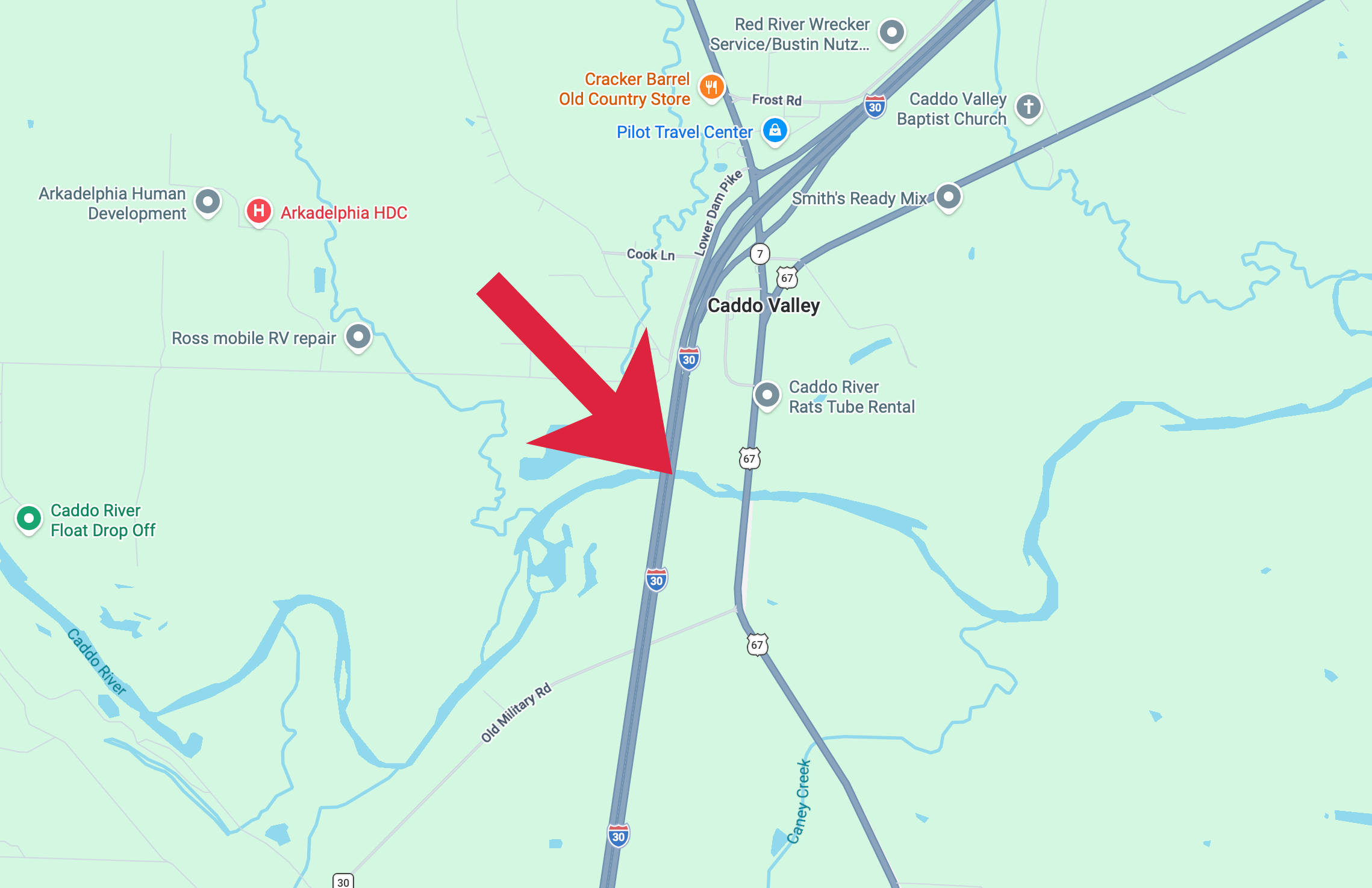 Lane closures set Oct. 12 for I-30 bridge over Caddo River